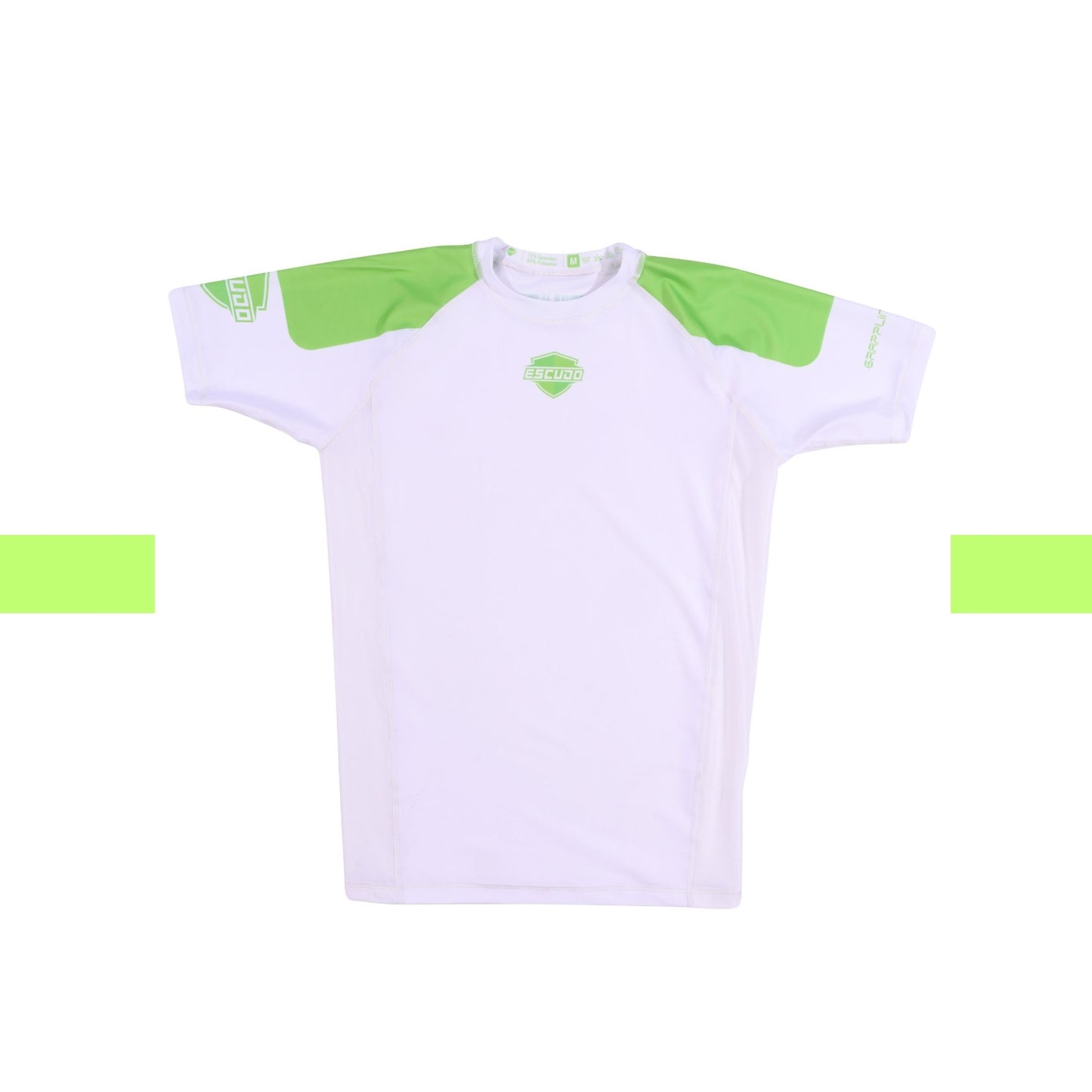 WHITE MATRIX RASHGAURD