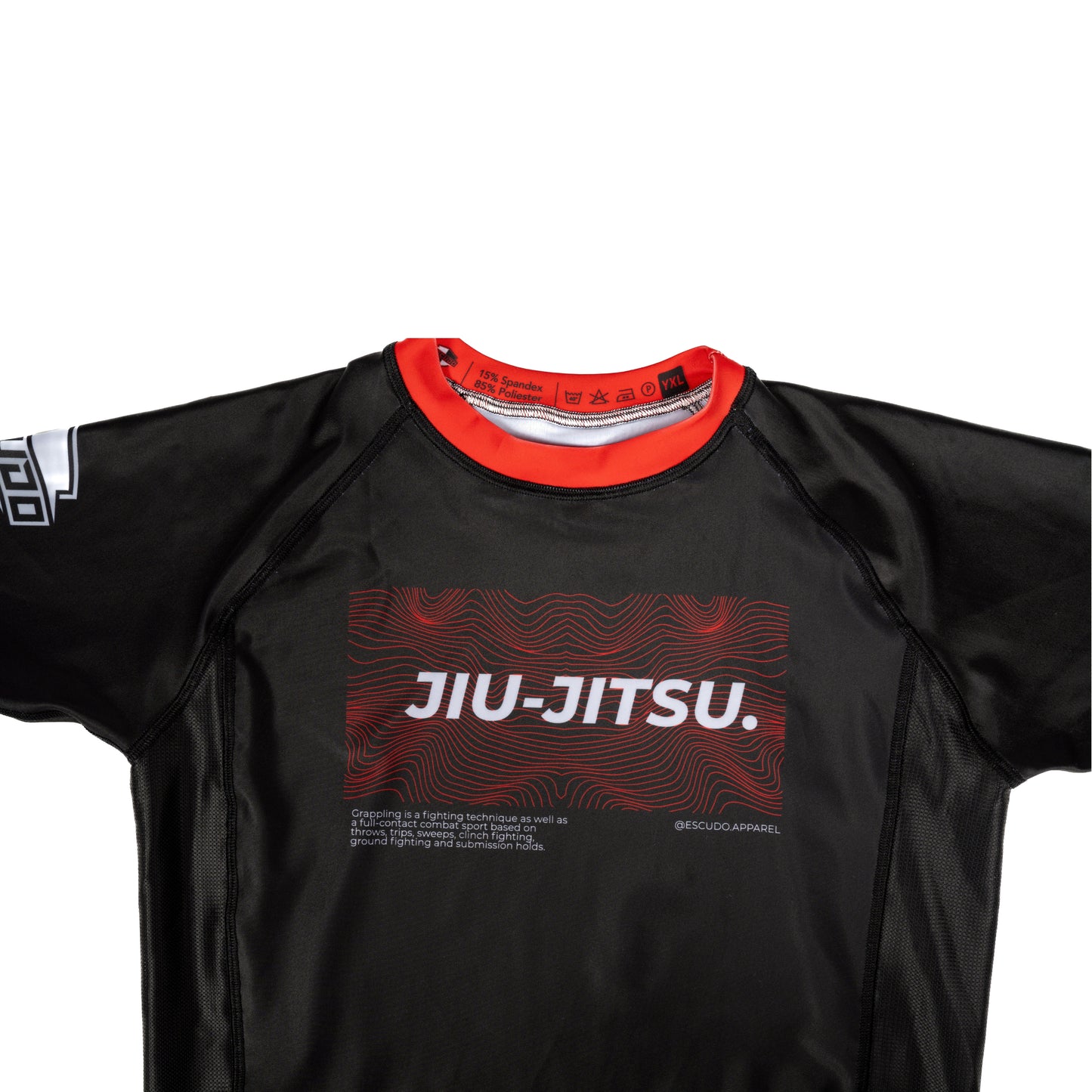 BLACK JIU JITSU RASHGUARD