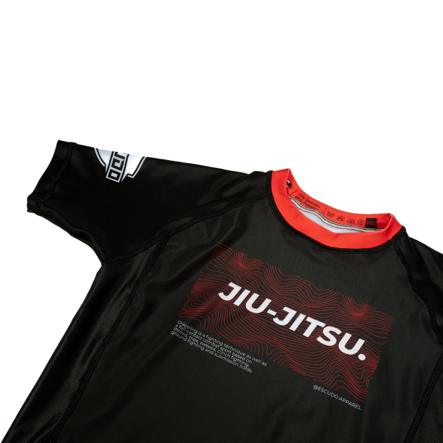 BLACK JIU JITSU RASHGUARD