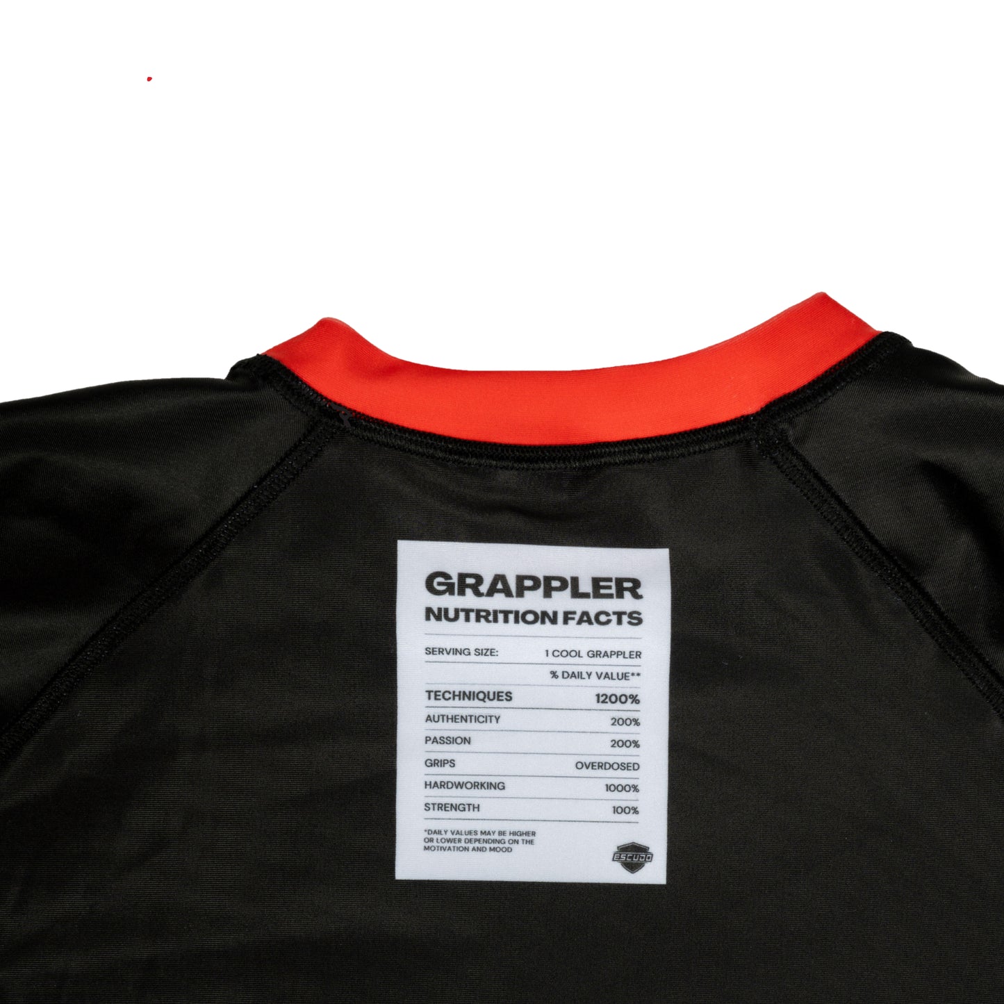 KIDS BLACK JIU JITSU RASHGUARD