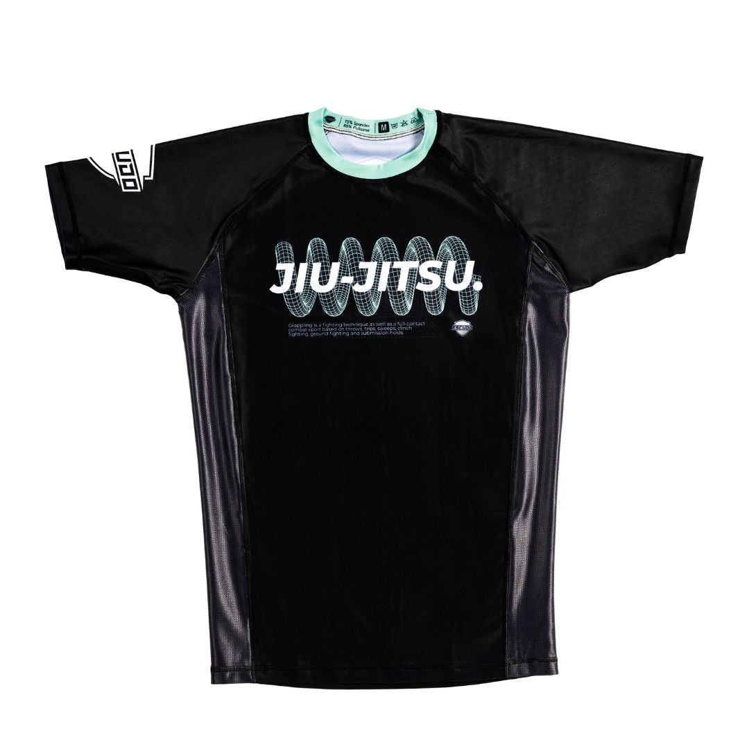 KIDS BLACK JIU JITSU RASHGAURD V.3