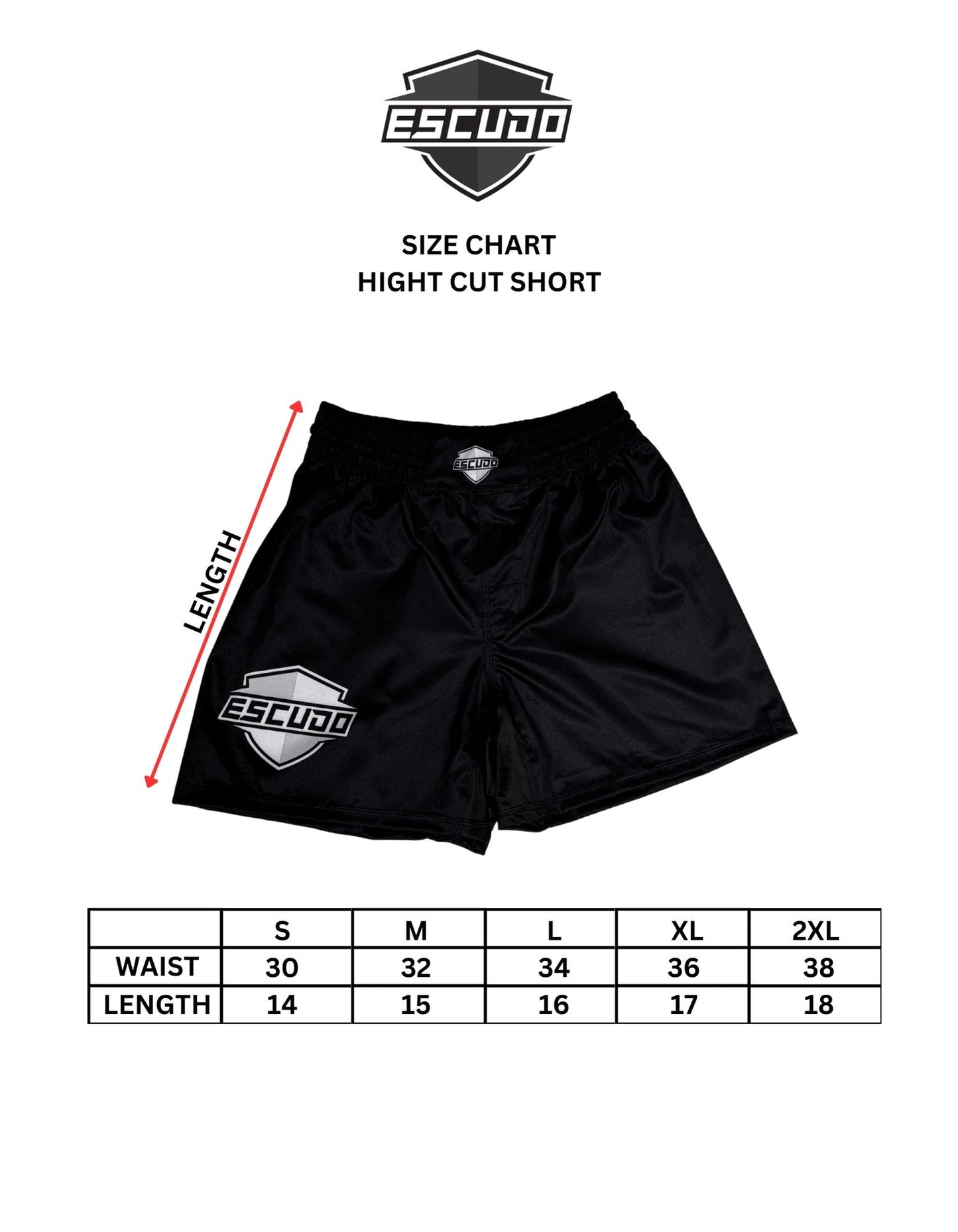 HIGHT CUT BJJ SHORT