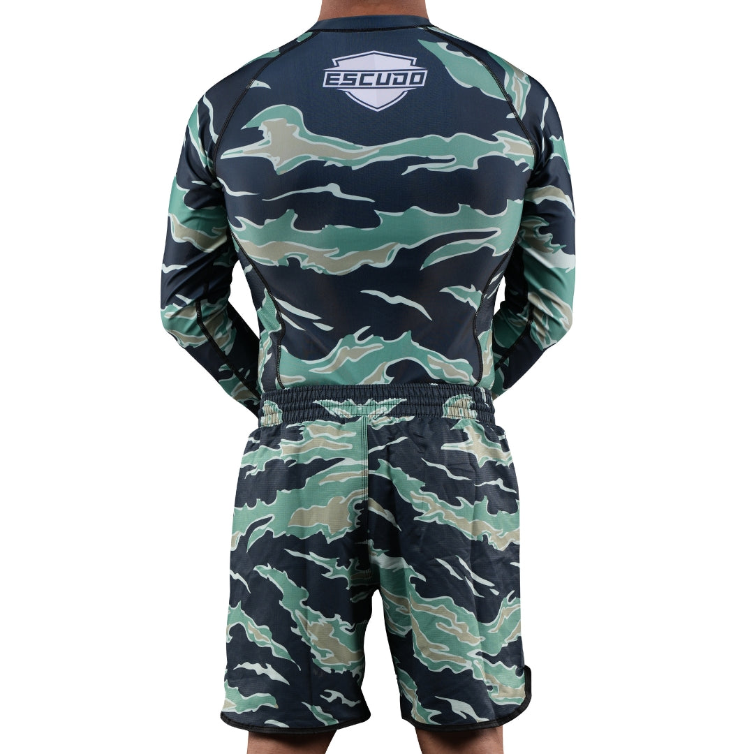 "Grappling army" rashgaurd