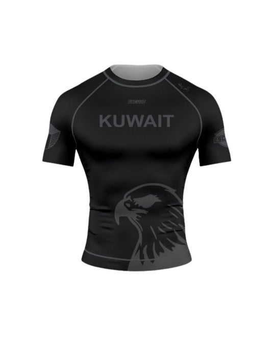 KUWAIT RASHGAURD- BLACKOUT