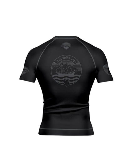 KUWAIT RASHGAURD- BLACKOUT