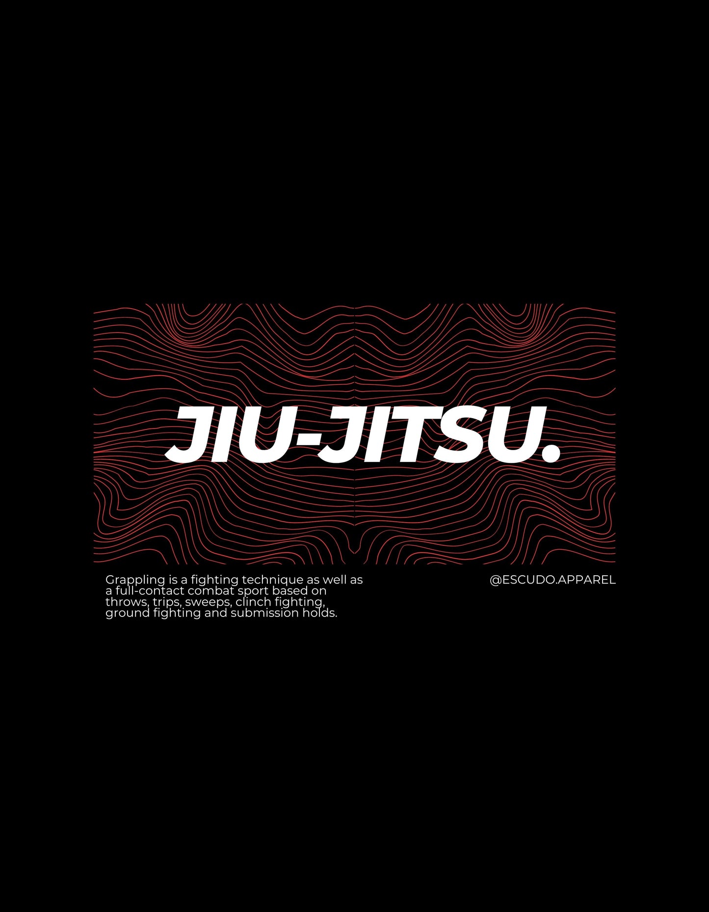 JIU-JITSU RED LINES T-SHIRT
